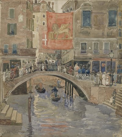 Venedig, ca. 1898-99 von Maurice Brazil Prendergast